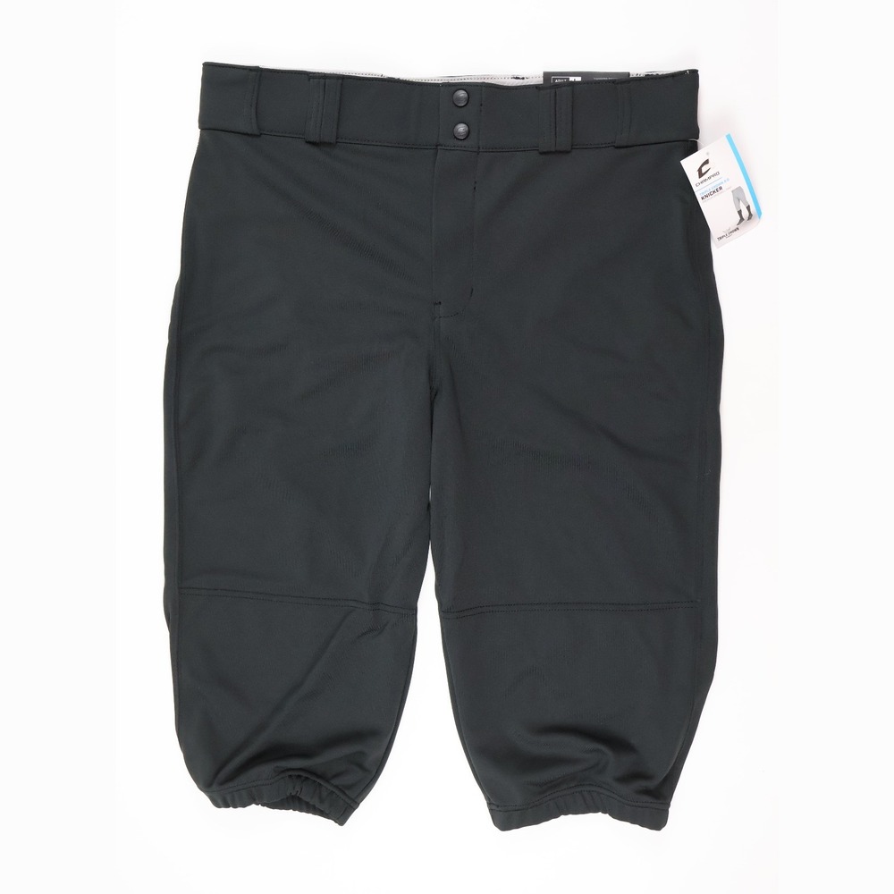 Champro Baseball Pants Triple Crown 2.0 Knicker Black Solid Large NWT